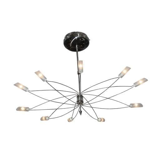 Люстра потолочная галогенная лофт Brille BARON CHANDELIER 10L