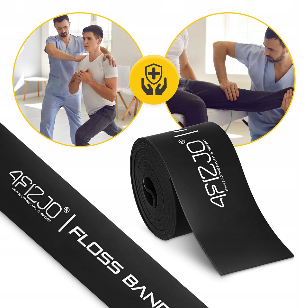 Стрічка компресійна для флоссингу 4fizjo Floss Band 207x5x0,15 см Black (P-5907222931882) - фото 5 Стрічка компресійна для флоссингу 4fizjo Floss Band 207x5x0,15 см Black (P-5907222931882) - фото 5