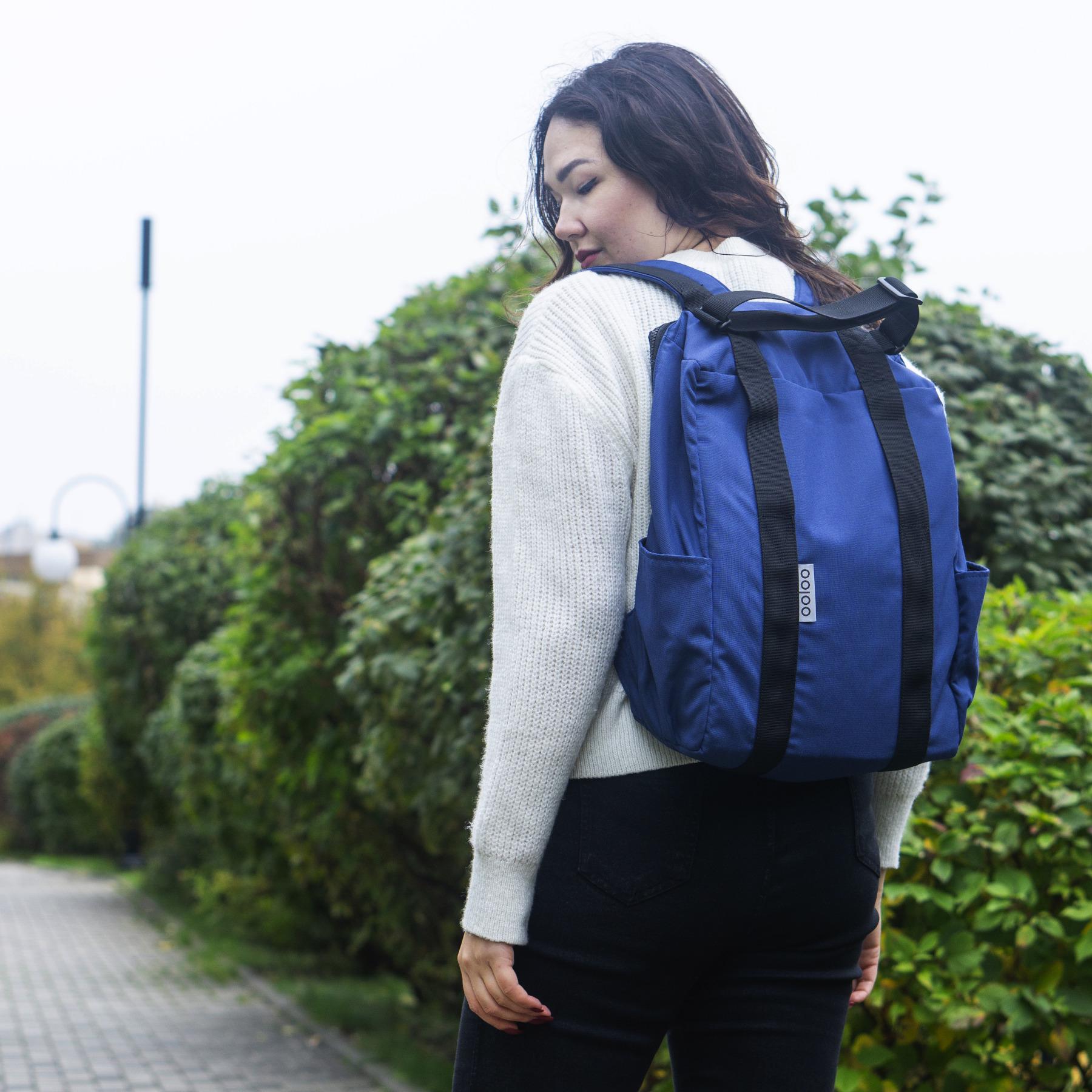 Рюкзак-антикрадій OOLOO Кенгуру mini 40x30x12 см Синій 2875)