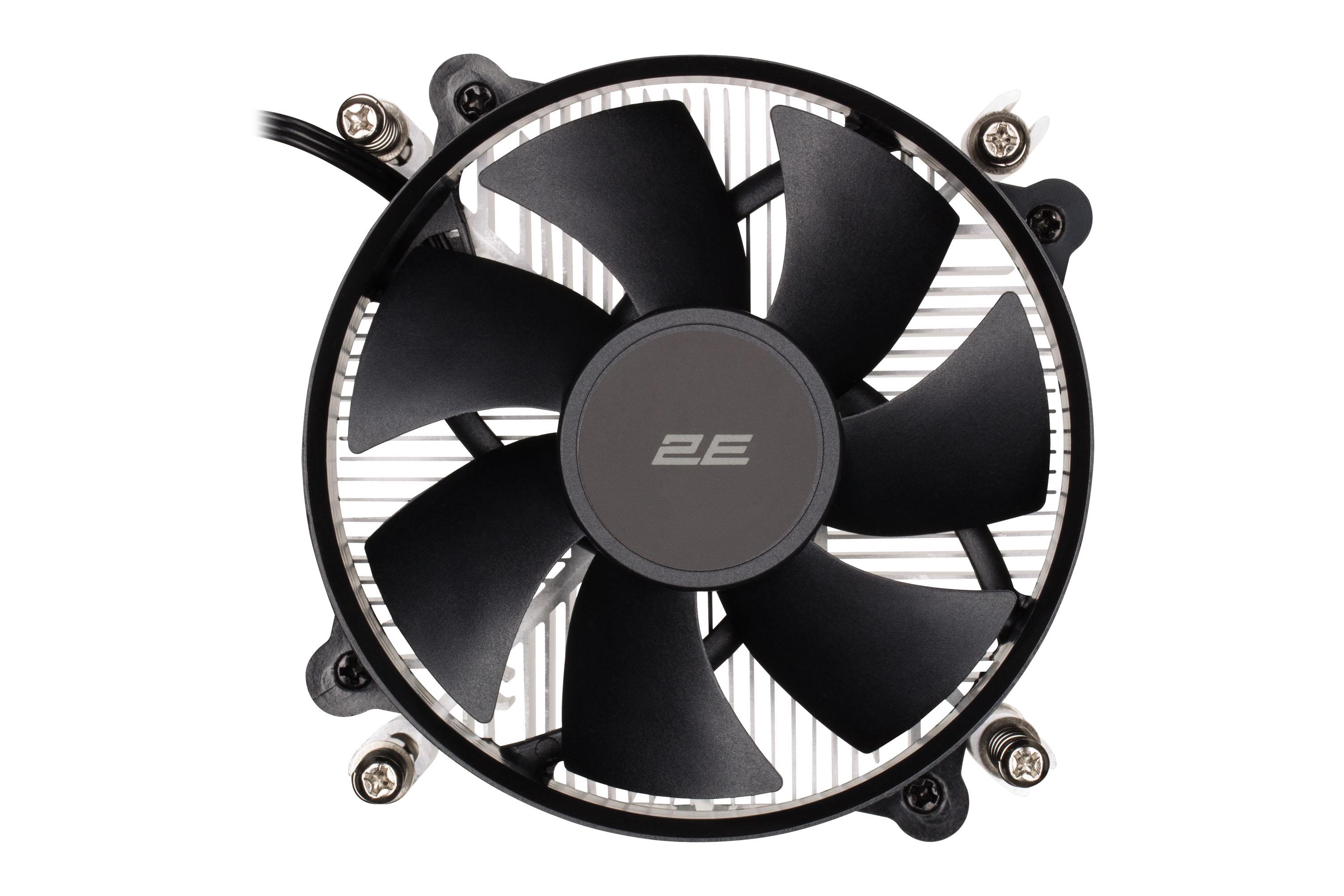 Кулер для процесора 2E CX10384 активний d 92 мм з алюмінієвим радіатором (2E-CX10384) - фото 2 Кулер для процесора 2E CX10384 активний d 92 мм з алюмінієвим радіатором (2E-CX10384) - фото 2