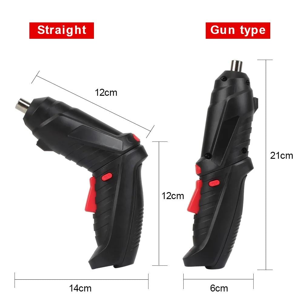 Отвертка электрическая аккумуляторная с насадками в кейсе (33273) - фото 4