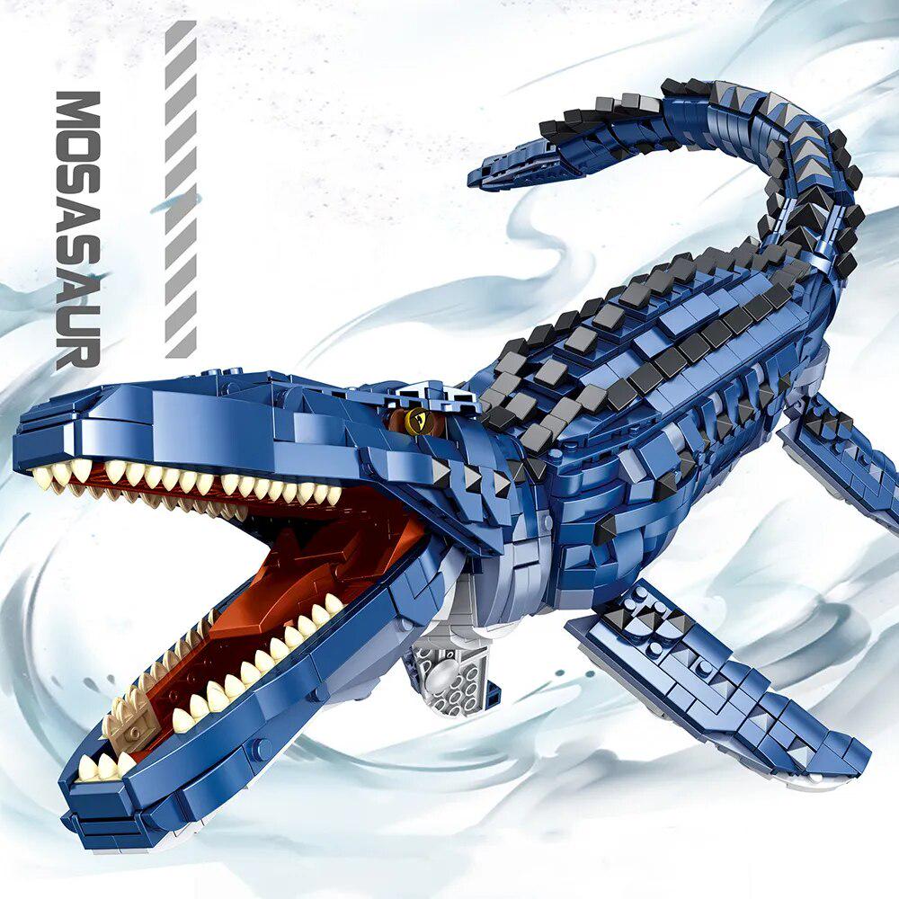 Конструктор Парк Юрського періоду Panlos Brick модель мозазавра (611005) - фото 3