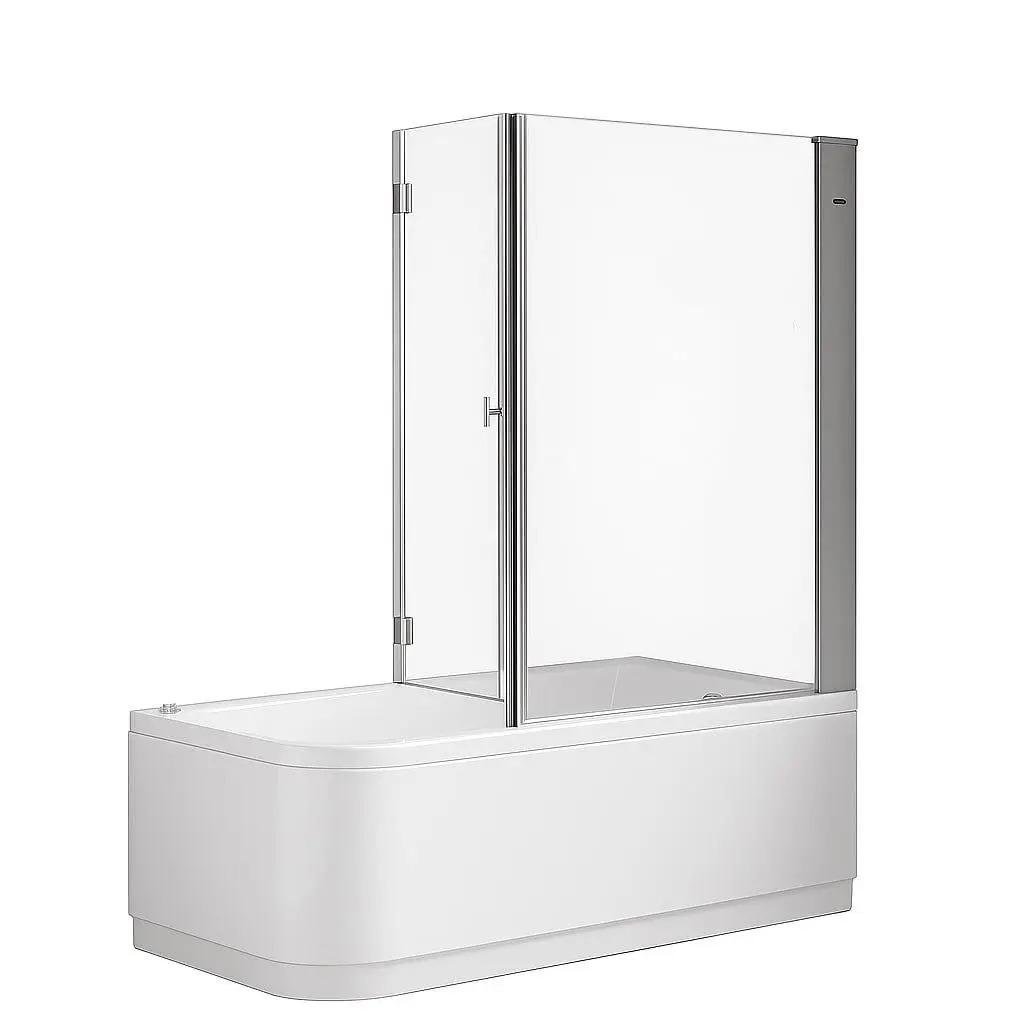 Штора для ванной KO&PO 7047/У70 распашная угловая 80х70х140 см Штора для ванной KO&PO 7047/У70 распашная угловая 80х70х140 см