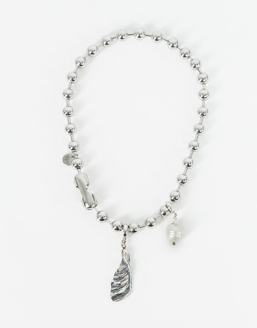 Кольє Eleonora Silver жіноче SAMOKISH срібне One size