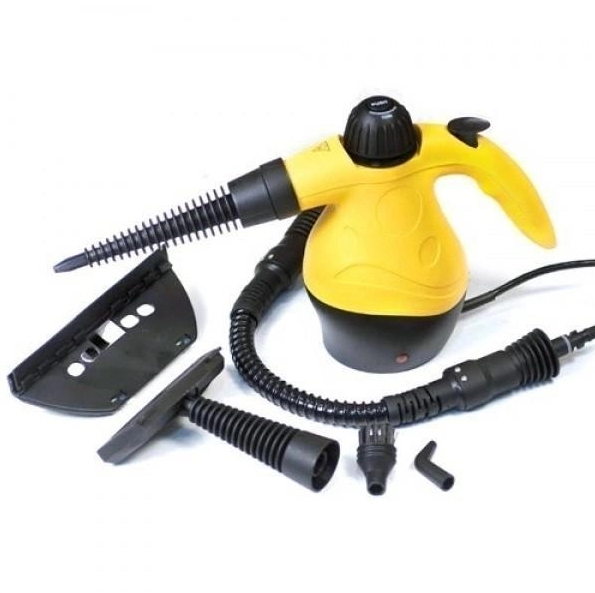 Пароочиститель ручной Steam Cleaner от сети Желтый (DF-A001) - фото 8