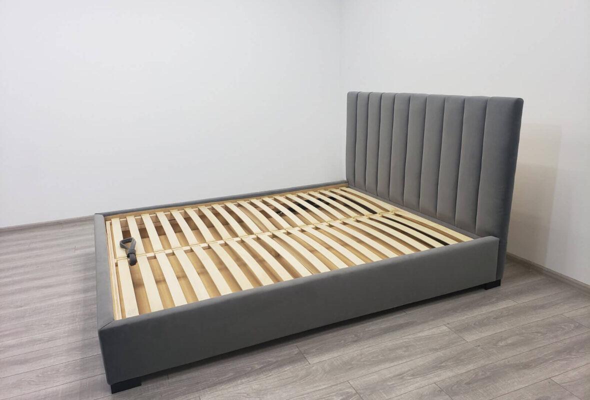 Ліжко двоспальне Шик Галичина Амелія 1 дерево/тканина з підйомником з м'яким узголів'ям без матраца 160х200 см Сірий - фото 2 Ліжко двоспальне Шик Галичина Амелія 1 дерево/тканина з підйомником з м'яким узголів'ям без матраца 160х200 см Сірий - фото 2