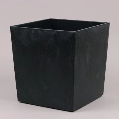 Горшок пластмассовый Flora JUKA ECO recycled с вкладом 30х30 см Черный (79624)