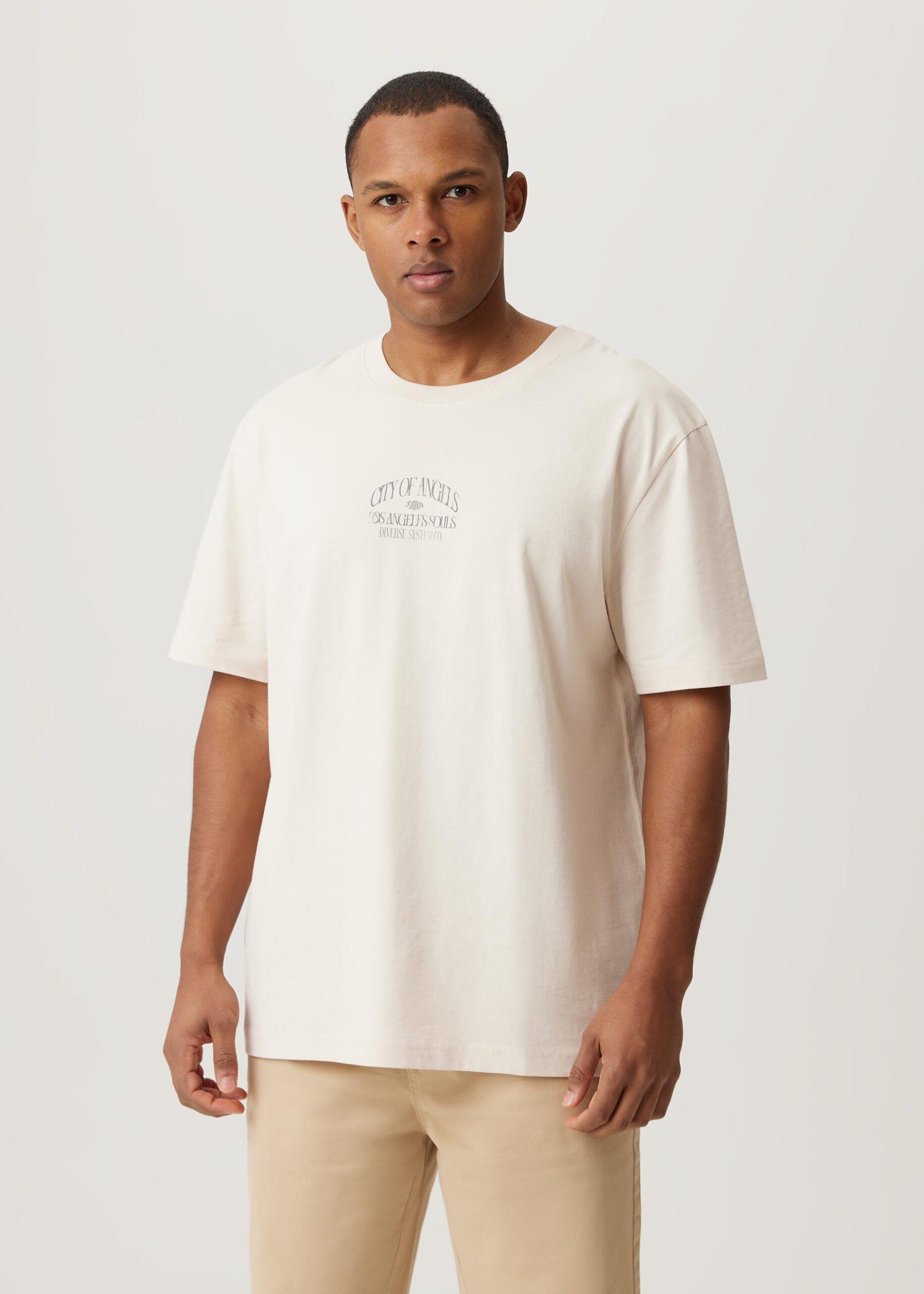 Футболка мужская Diverse ANGEL LA 03 2XL Молочный (5905384142153)