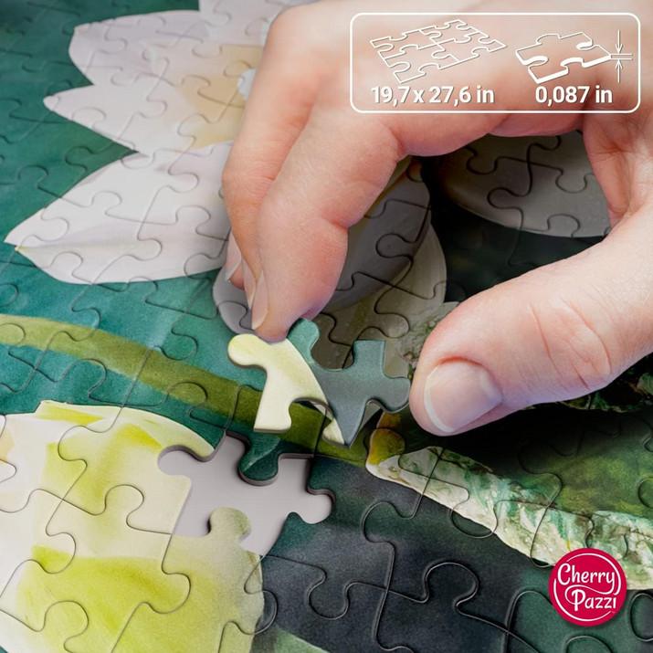 Пазл CherryPazzi Белый лотос 1000 эл. - фото 3 Пазл CherryPazzi Белый лотос 1000 эл. - фото 3