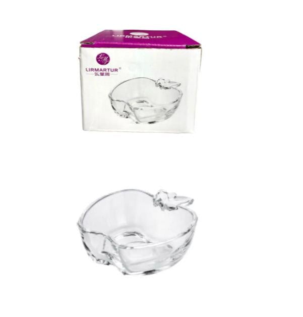 Набор стеклянных салатников Helios AP-2 Яблоко 2 шт. 80 мм