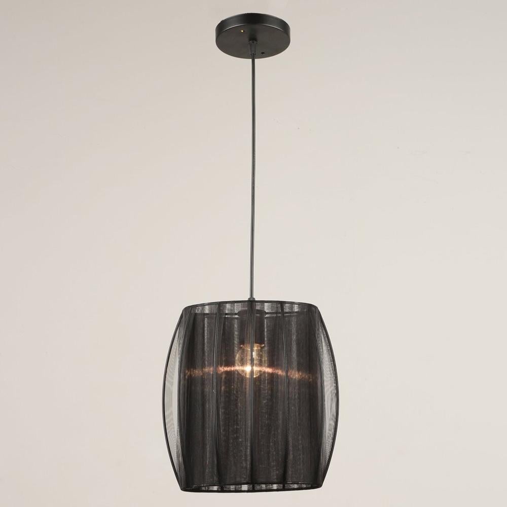 Люстра подвесная с абажуром Light House SRS-20649/1H BK Черный