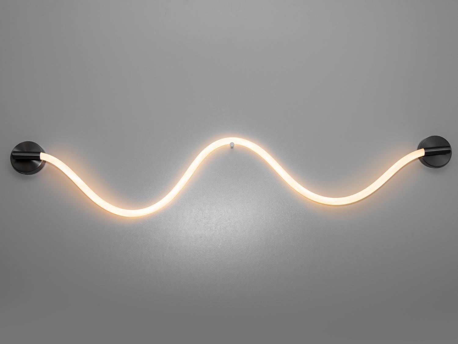 Светильник светодиодный настенный Шланг 18 Вт Черный/Хром (SY9601-BHR)