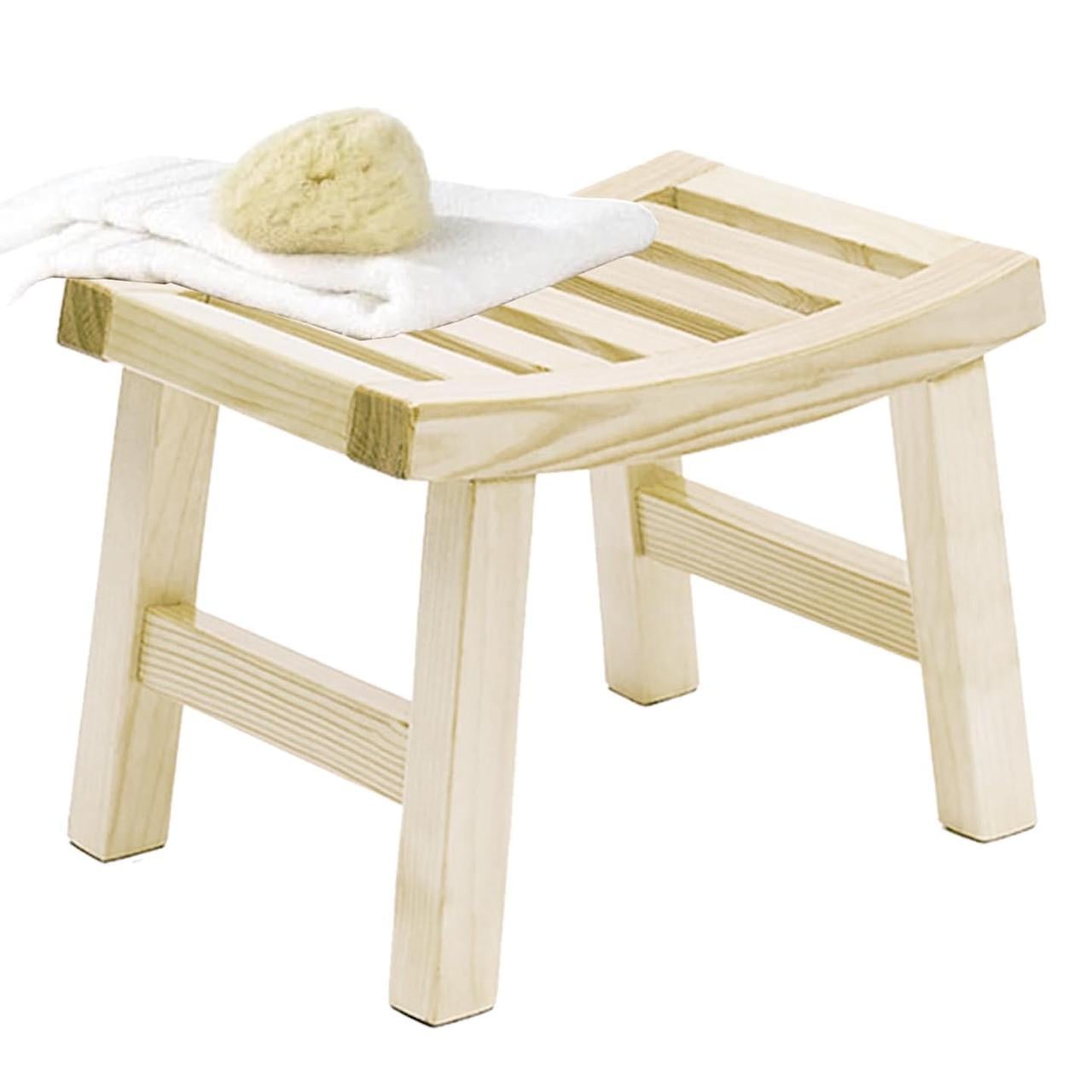 Табурет для ванной из дерева Вилидон Бланже (ТВН-001601)