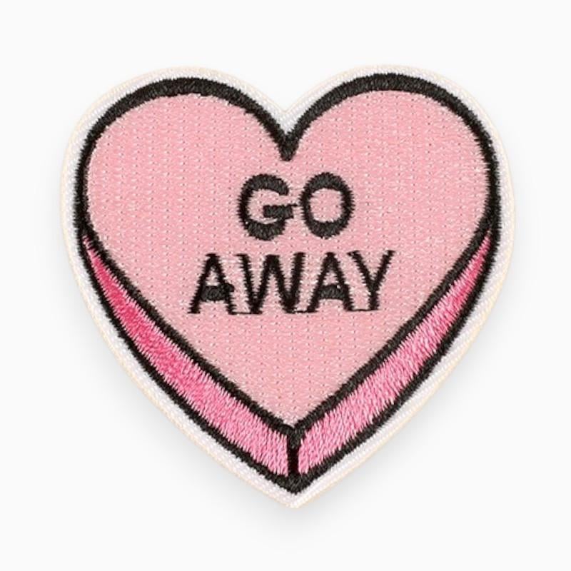 Термоаппликация Heart GoAway вышитая 5,1х5,4 см 1 шт. Светло-розовый (АК5154с10)