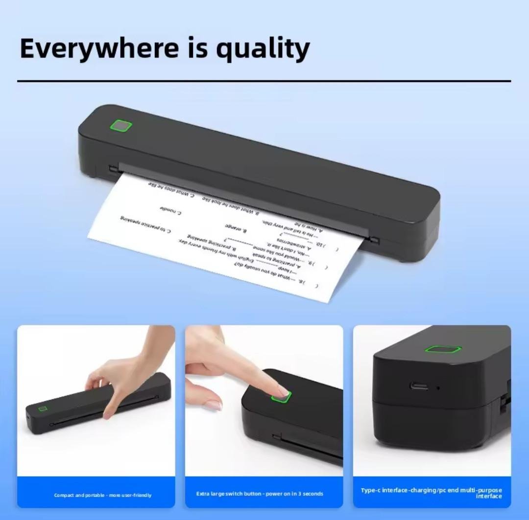 Термопринтер беспроводной портативный А4 - фото 9 Термопринтер беспроводной портативный А4 - фото 9