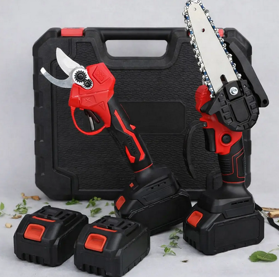 Набор инструментов садовый 48V минипилы 15 см и электросекатор 35 мм (33135955) Набор инструментов садовый 48V минипилы 15 см и электросекатор 35 мм (33135955)