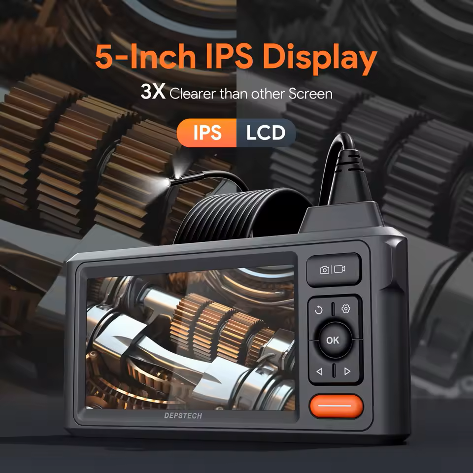 Видеоэндоскоп Depstech DS620 DL 2 камеры 8 мм кабель 5 м (1413) - фото 3