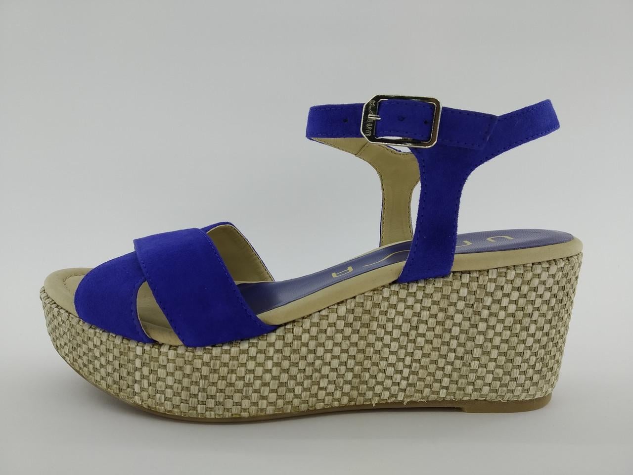 Босоножки женские на танкетке Unisa 03 р. 40 25,5 см Синий (984383579) Босоножки женские на танкетке Unisa 03 р. 40 25,5 см Синий (984383579)