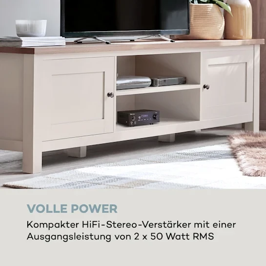 Підсилювач звуку Auna AMP-2 DG HiFi AUX Bluetooth - фото 5 Підсилювач звуку Auna AMP-2 DG HiFi AUX Bluetooth - фото 5