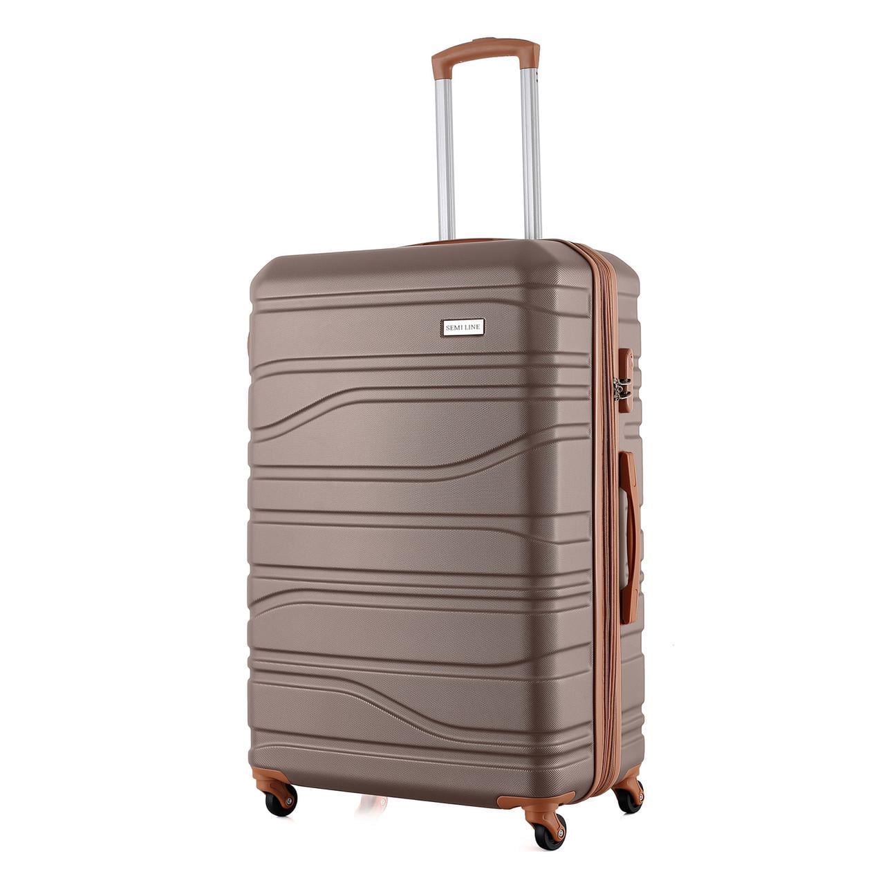 Чемодан SEMI LINE 28" L Graphite/Brown (T5689-3)