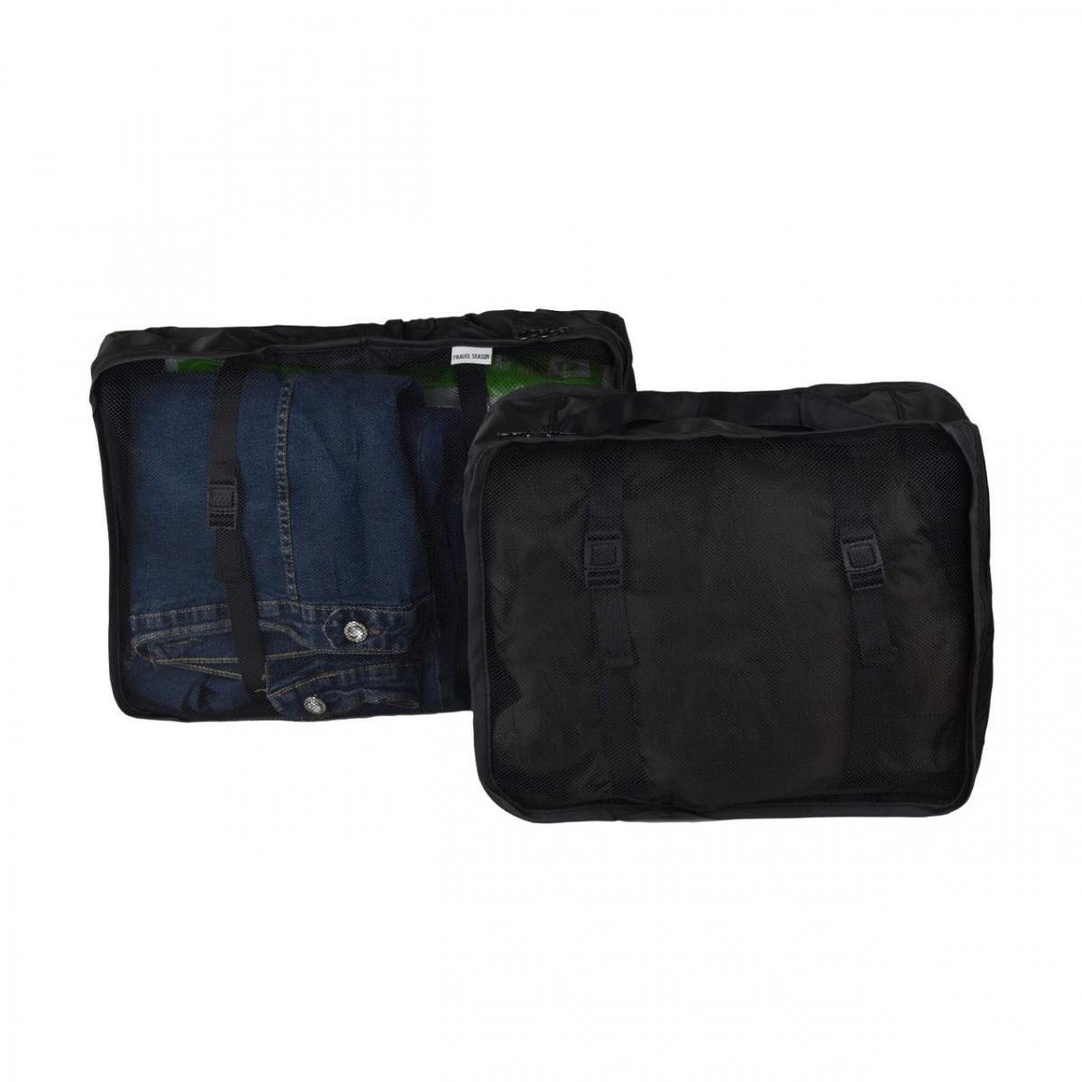 Набір органайзерів для подорожей 8в1 нейлон Сірий (КДО-40-52) - фото 7 Набір органайзерів для подорожей 8в1 нейлон Сірий (КДО-40-52) - фото 7