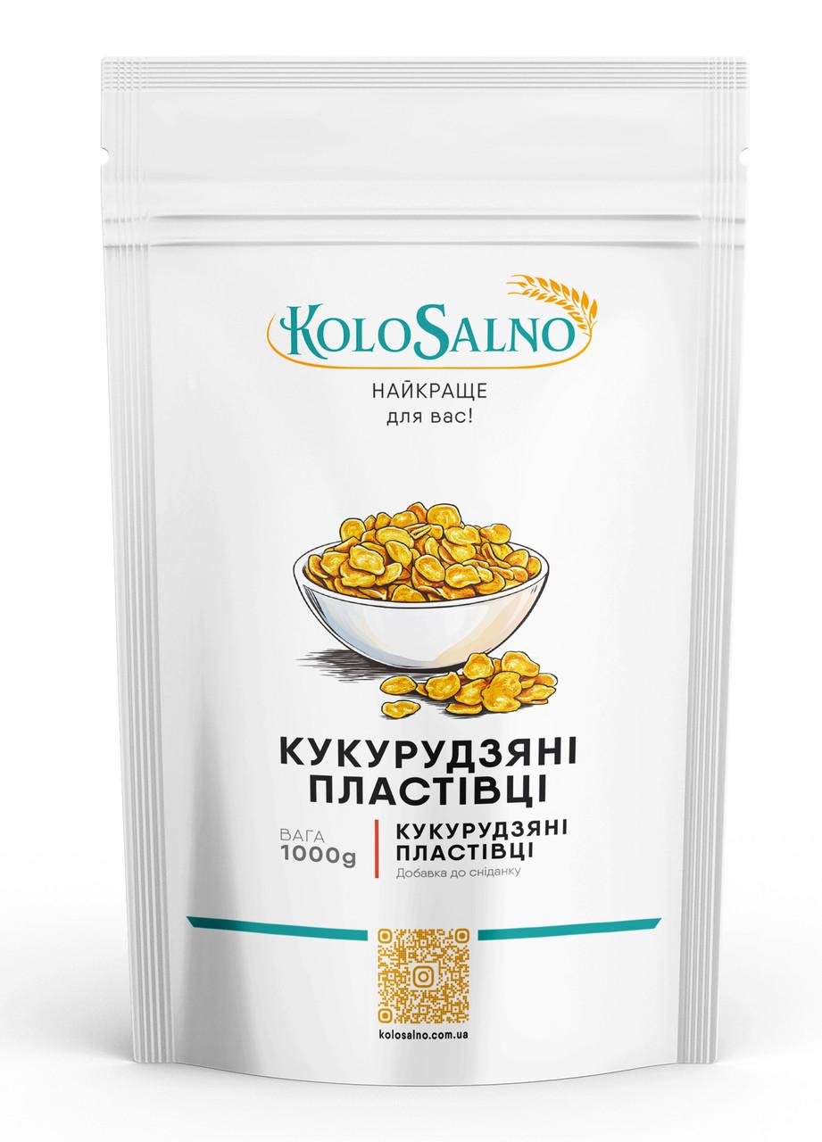 Кукурузные хлопья KoloSalno 1000 г - фото 1 Кукурузные хлопья KoloSalno 1000 г - фото 1