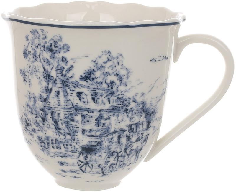 Кухоль порцеляновий Heritage Toile Blue 6 шт. по 350 мл