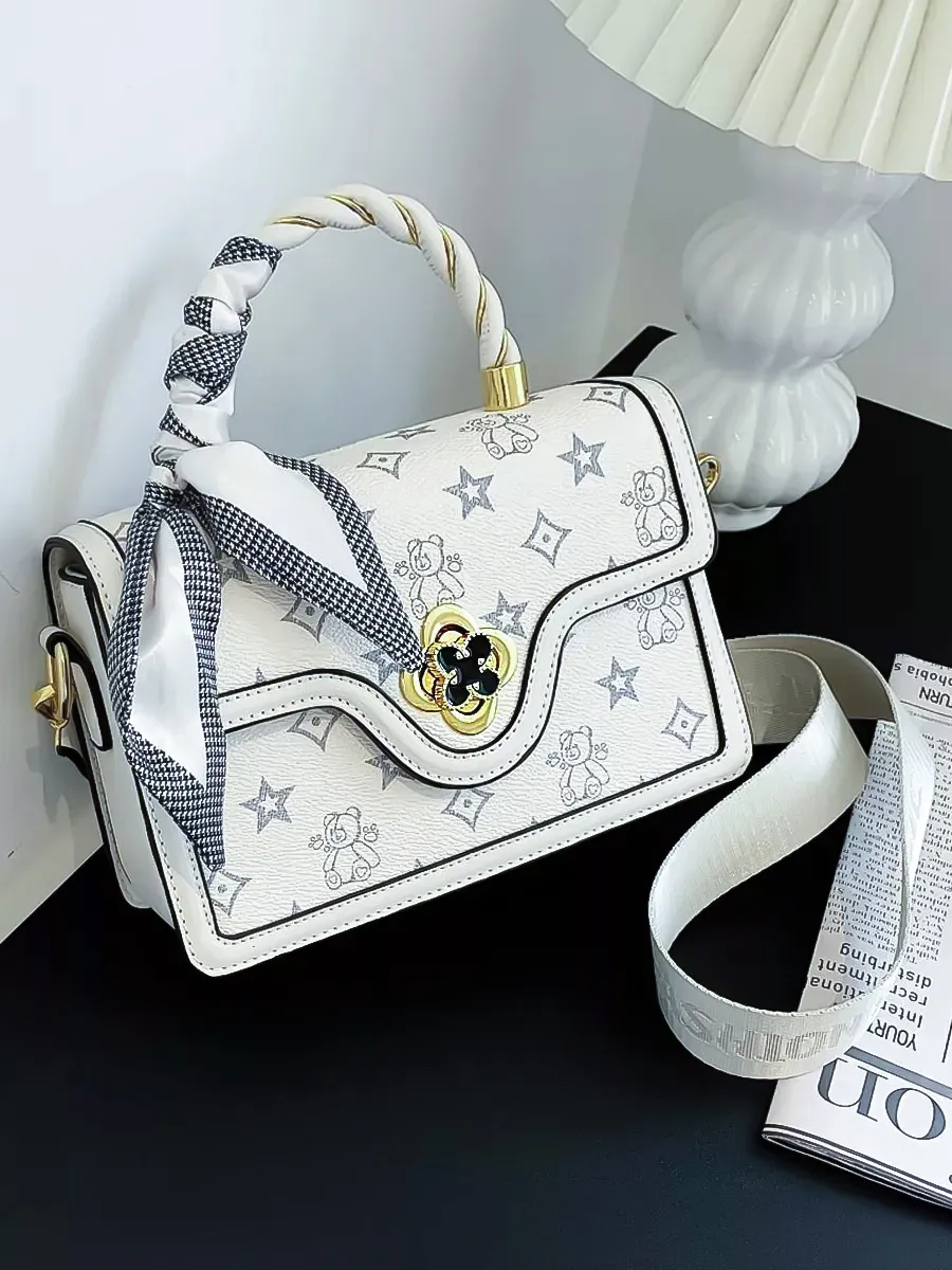 Сумка-клатч женская Beibaobao через плечо Белый (878763)