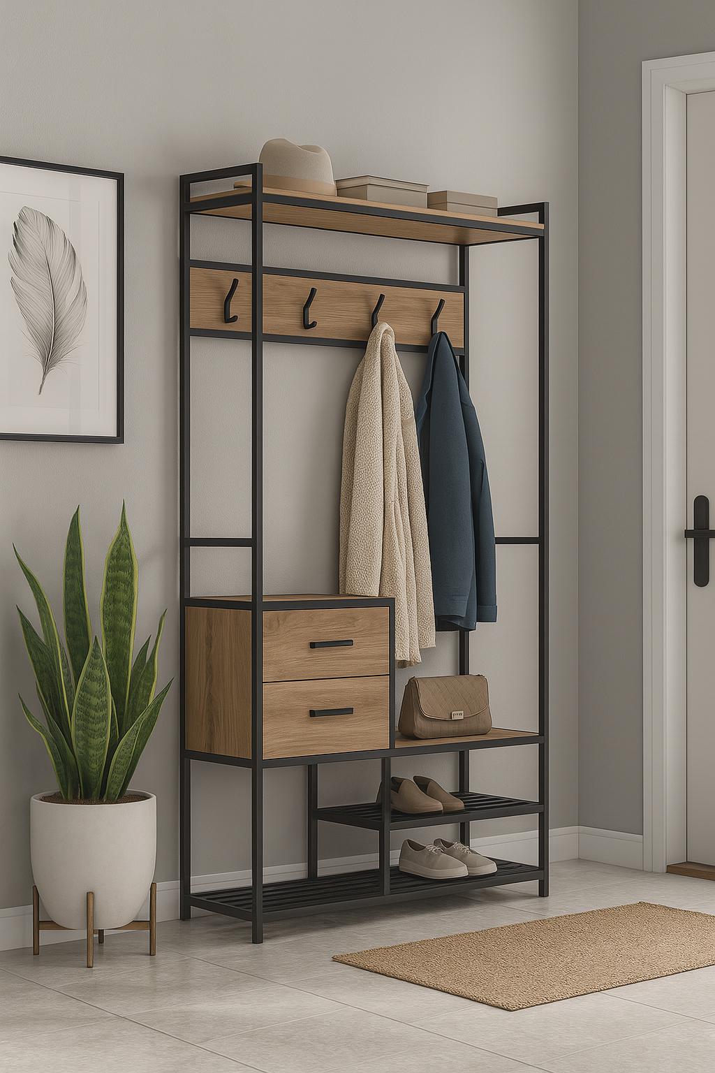Вешалка в стиле лофт EcoLoft Гардо DSP-1246
