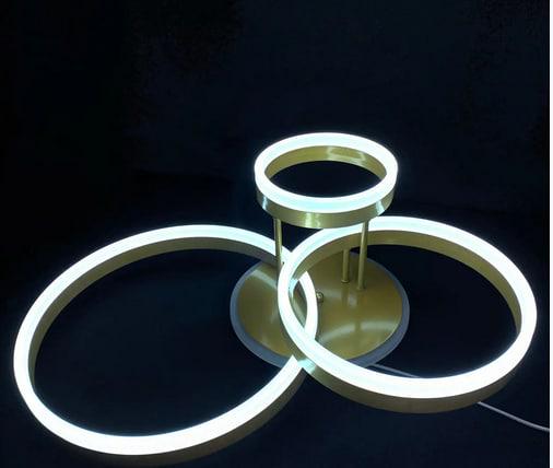 Люстра світлодіодна Sirius LI8881/3C WH BL YL 156 W 110 W акрилова