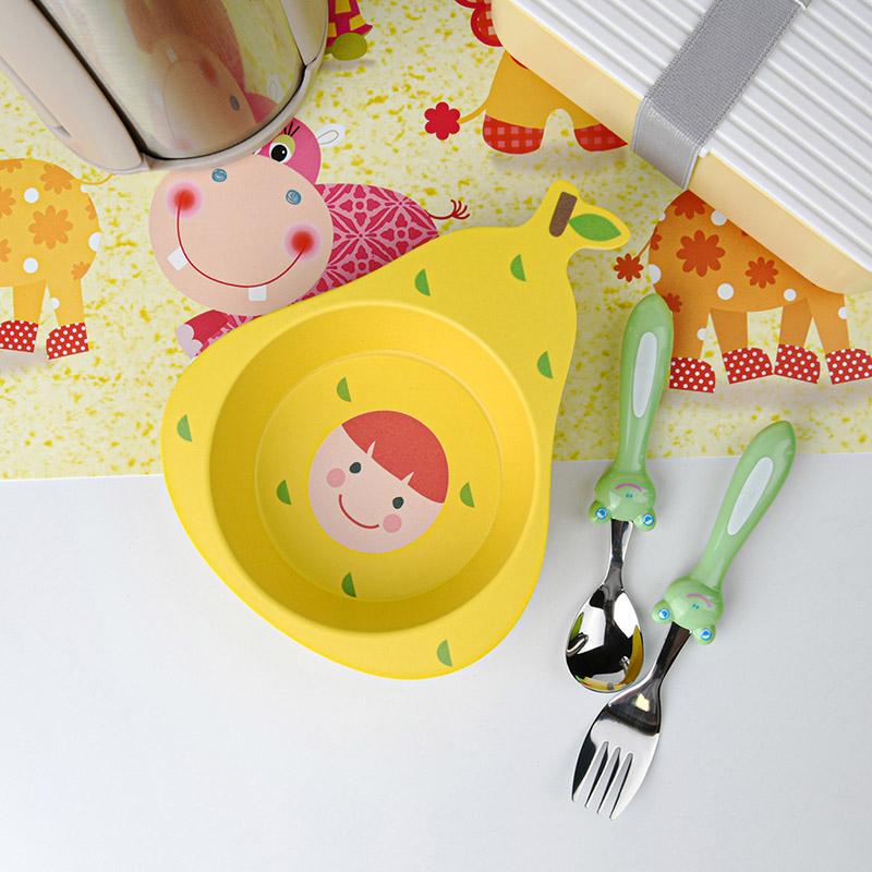 Тарелка детская суповая Fissman груша из бамбукового волокна 19 см - фото 5 Тарелка детская суповая Fissman груша из бамбукового волокна 19 см - фото 5