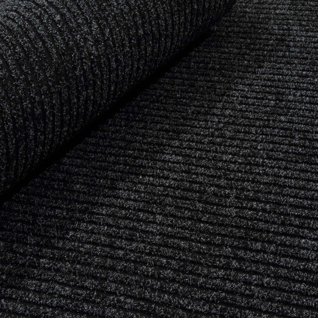 Ковер грязезащитный с ворсом на резиновой основе DAKARIA Vebe Sheffield Run 50 0,8x1,2 м Черный (00-00016897) - фото 3