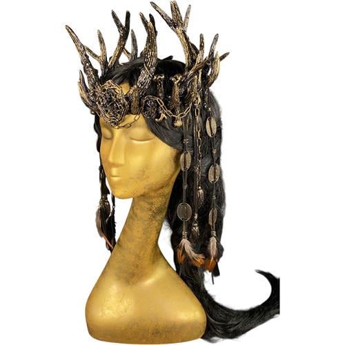 Корона Королева Викингов Seta Decor 26-641BLK-GL (38782105)