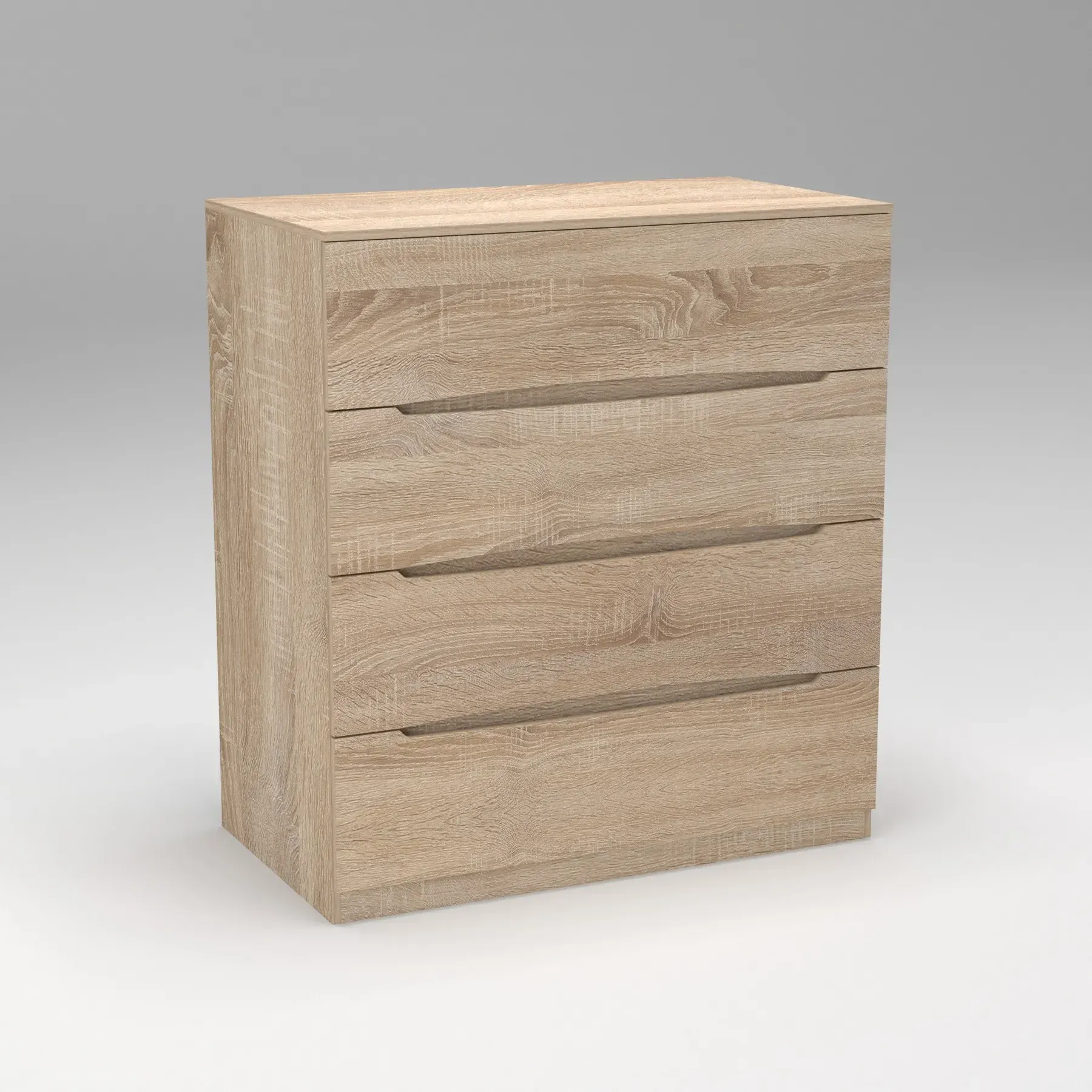 Комод з шухлядами Kontinent Дельта №1 109х61х120 см Дуб Сонома (58297883) - фото 4 Комод з шухлядами Kontinent Дельта №1 109х61х120 см Дуб Сонома (58297883) - фото 4