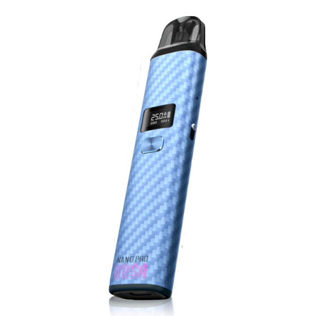 Система POD багаторазова Lost Vape Ursa Pro Kit Blue Carbon (17649)