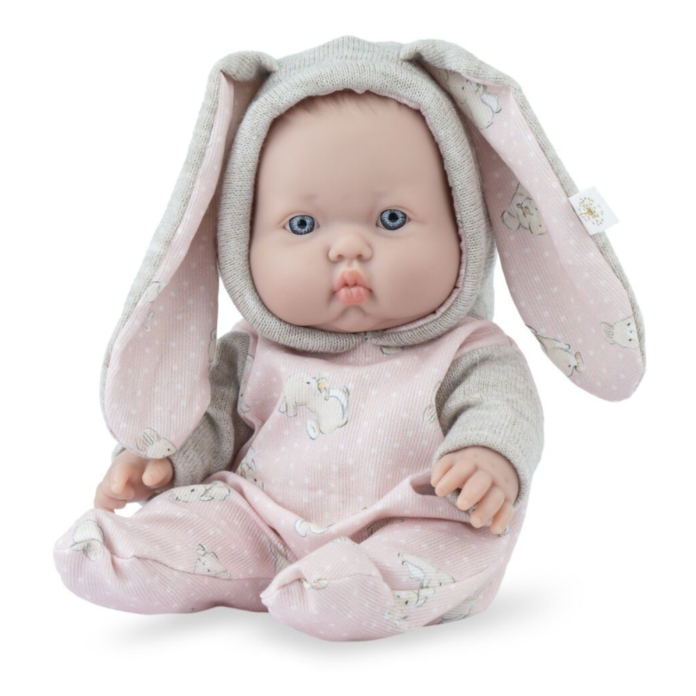 Пупс ванильный испанский девочка Betty Baby Bunny в сумке 28 см