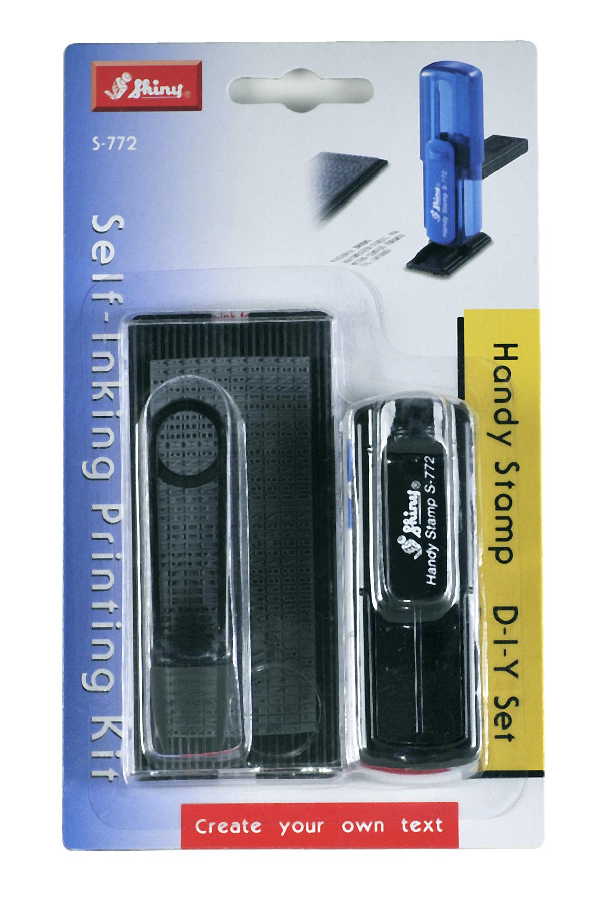 Штамп карманный самонаборный 4-строки 14х38 мм (26154234)