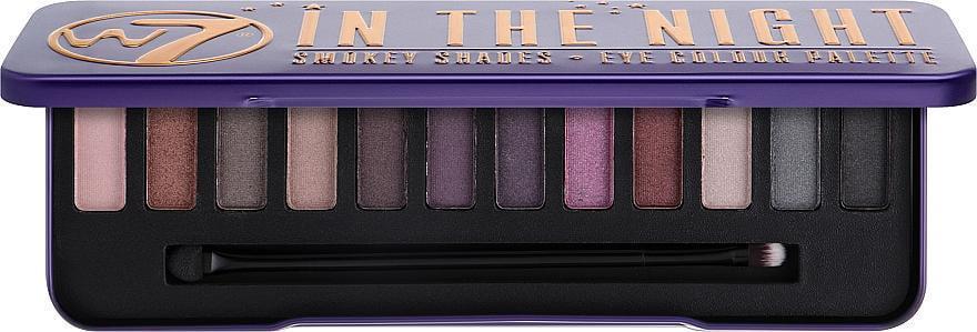 Палетка теней для век W7 In The Night Eye Colour Palette 12 цветов 15 г Smoky Silver and Deep Sinks (28135)