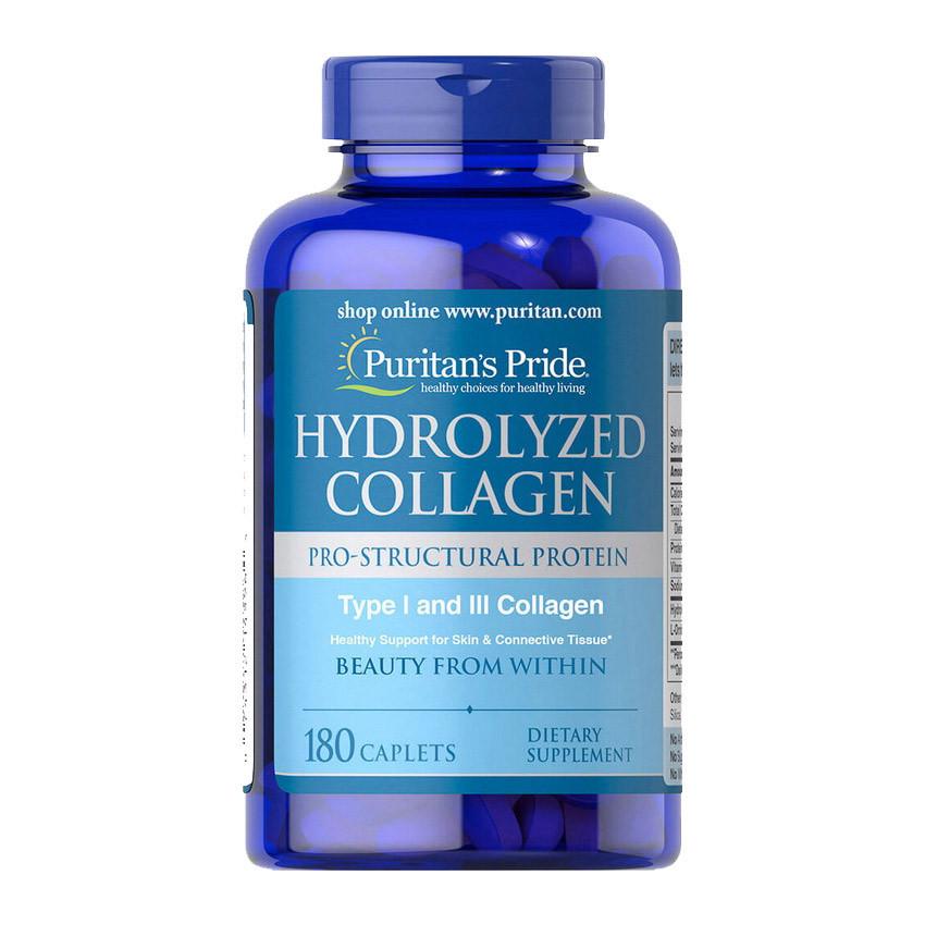 Колаген Puritan's Pride Hydrolyzed Collagen 1000 мг 180 капс. (08808-01)