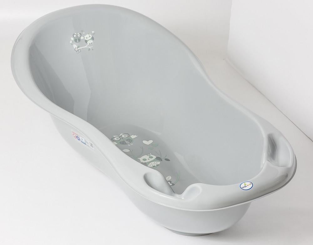 Ванночка Tega Baby Сова с термометром 86 см Серый (5902963011343 SO-004-106)