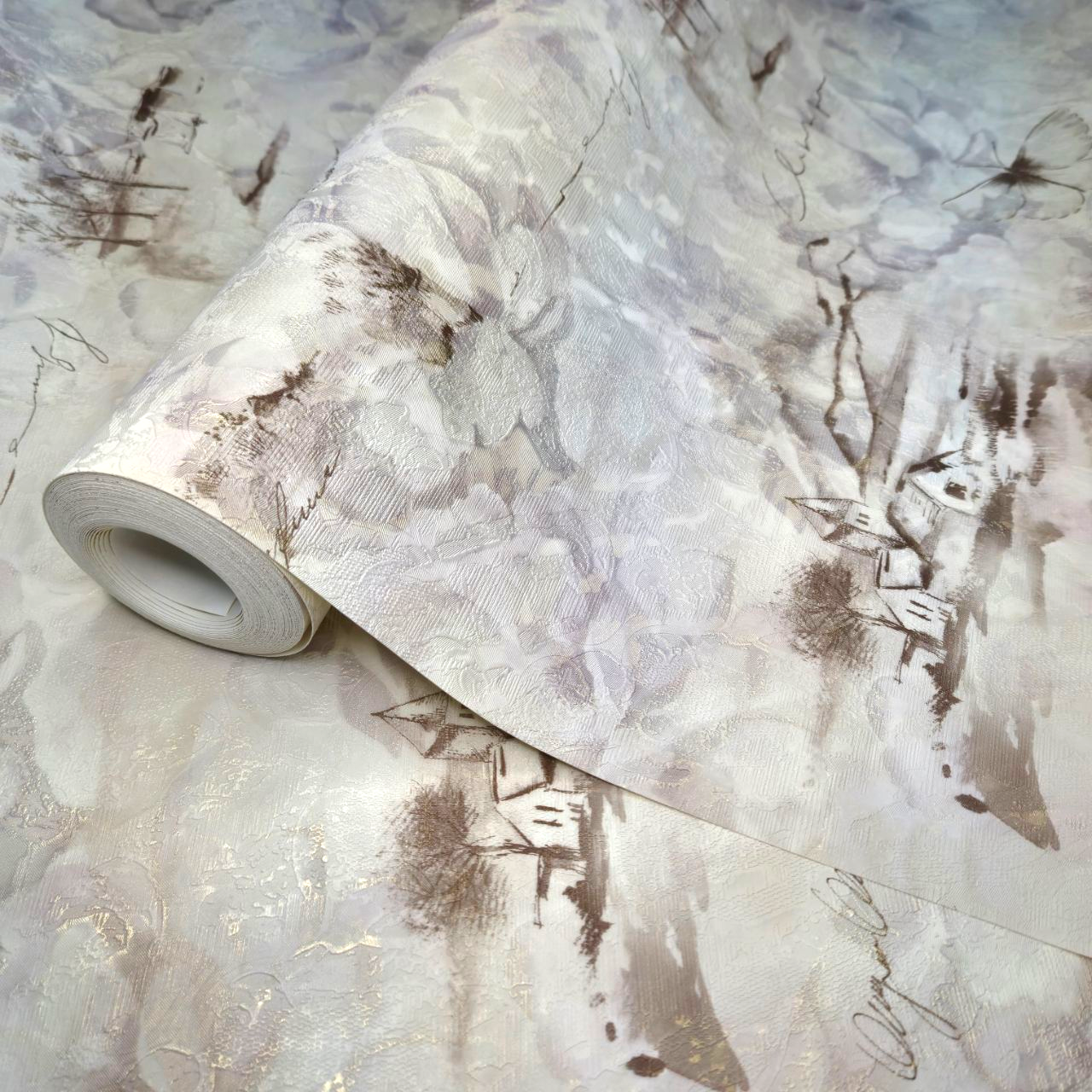 Обои виниловые Славянские обои 10x1,06 м Пастельный (304-02)