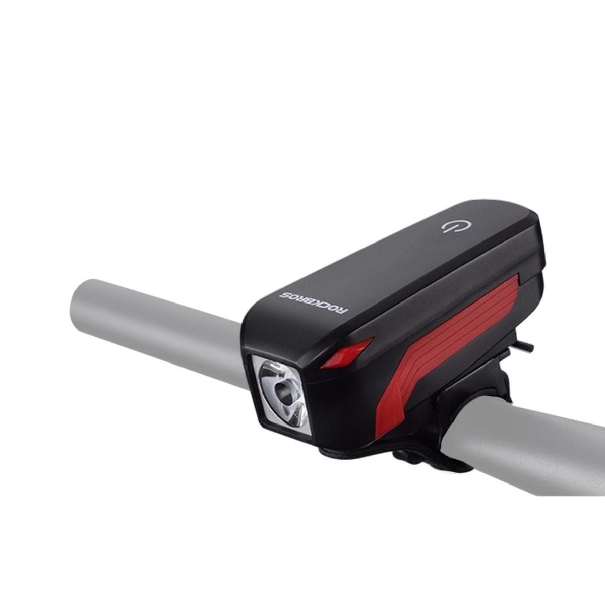 Фонарь велосипедный с сигналом ROCKBROS R-7589 350 люменов Черный/Черный (RB-7599-1240)