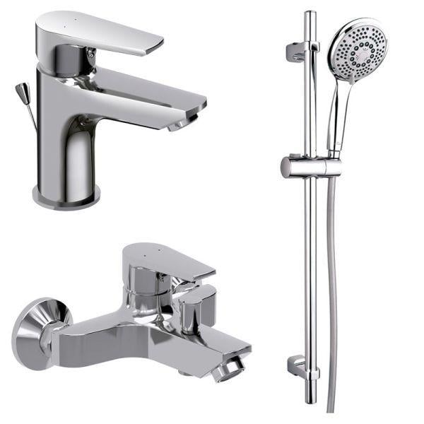 Комплект смесителей для ванной комнаты Cersanit 3в1 B246 (000021653)