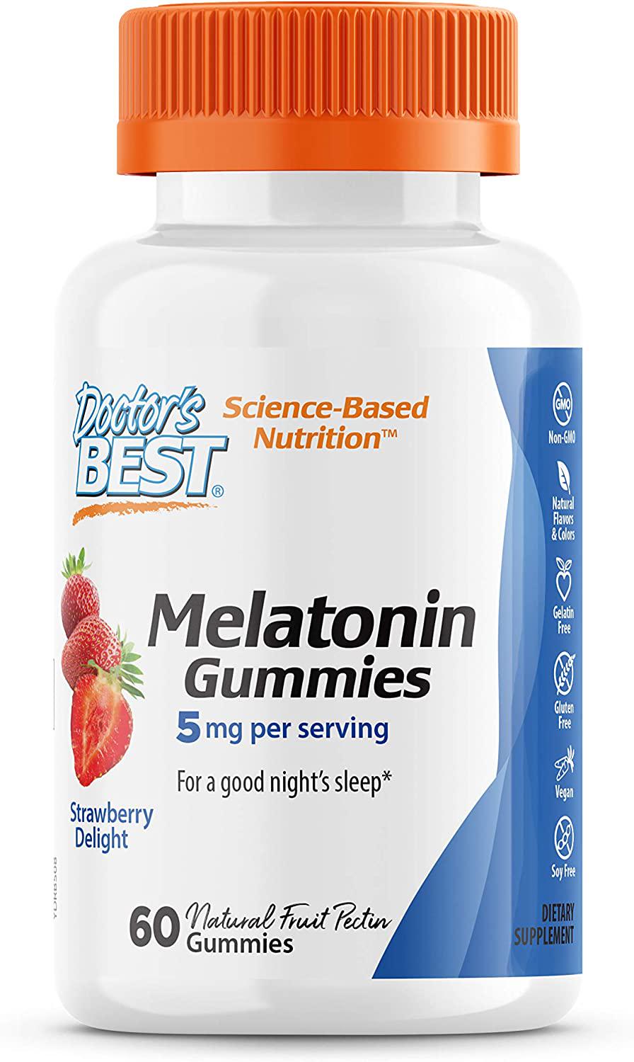 Мелатонин Gummies 2,5 mg 60 Gummies Strawberry Delight
