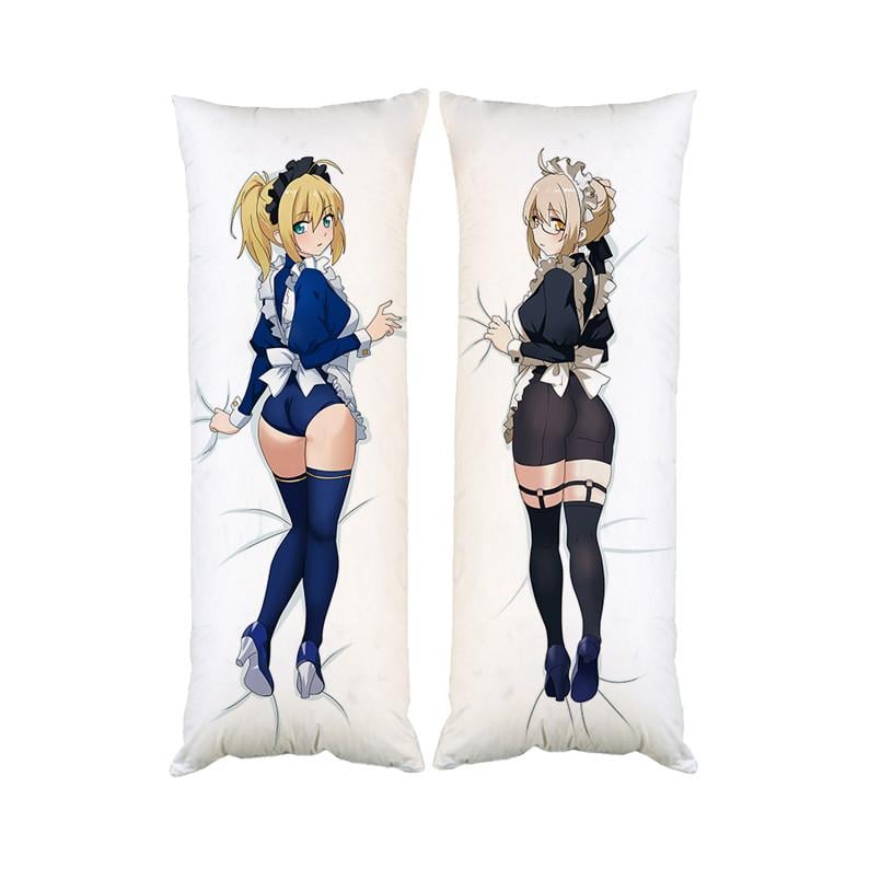 Подушка дакімакура Сейбер Доля Ніч сутички Fate декоративна ростова для обіймання 50x170 см (1834022423)