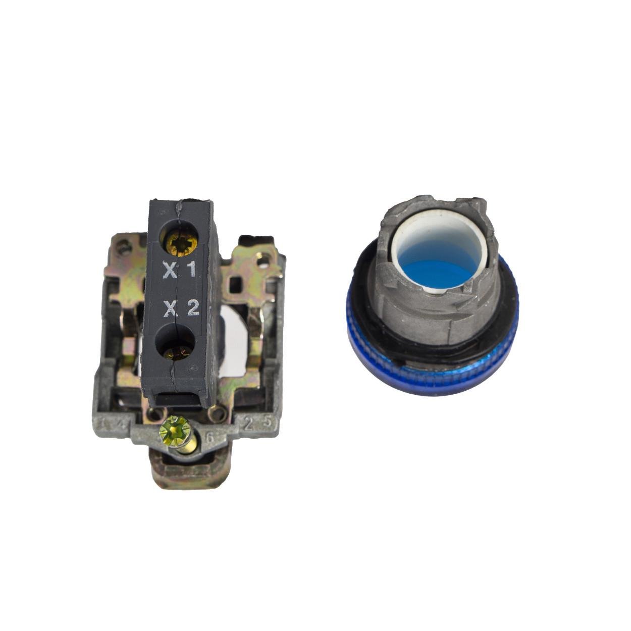 Силовой индикатор KXB4 BV65 кнопочный выключатель с подсветкой TESLA ZBV-6 (143) - фото 2