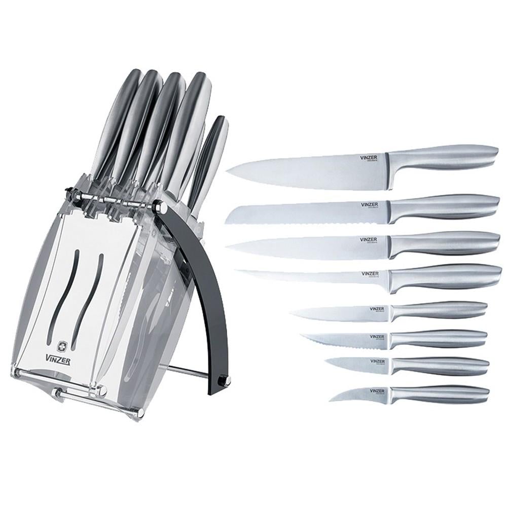 Набор кухонных ножей Vinzer Razor 9 пр. (50112) - фото 2