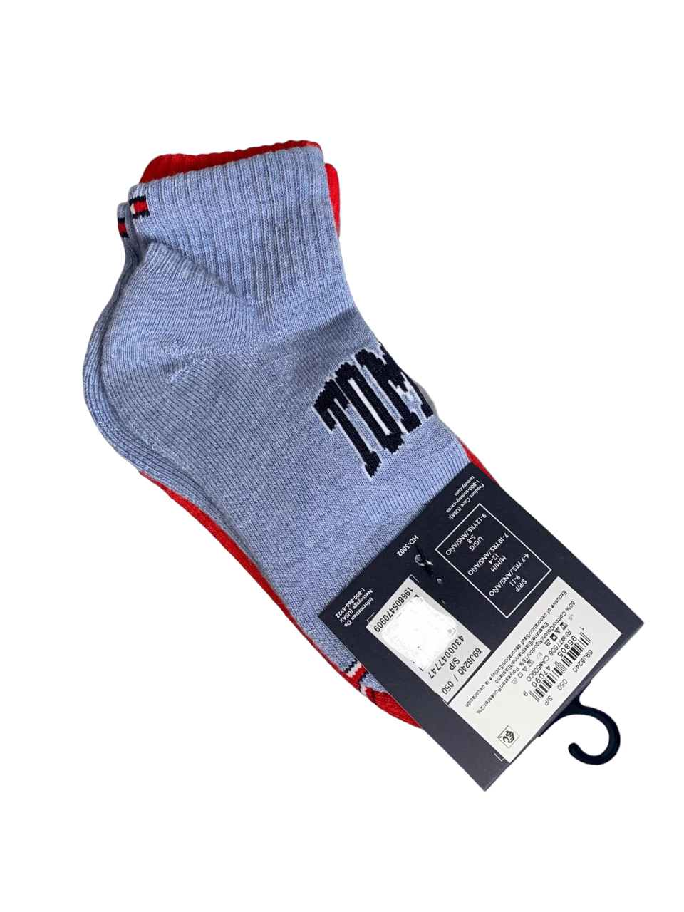 Набор носков Tommy Hilfiger S 9-11 лет 3 пар. Красный/Синий/Серый (0012630)