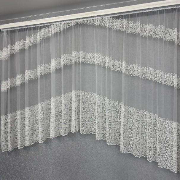 Тюль арка из фатина 500х170 см Айвори (131 2)