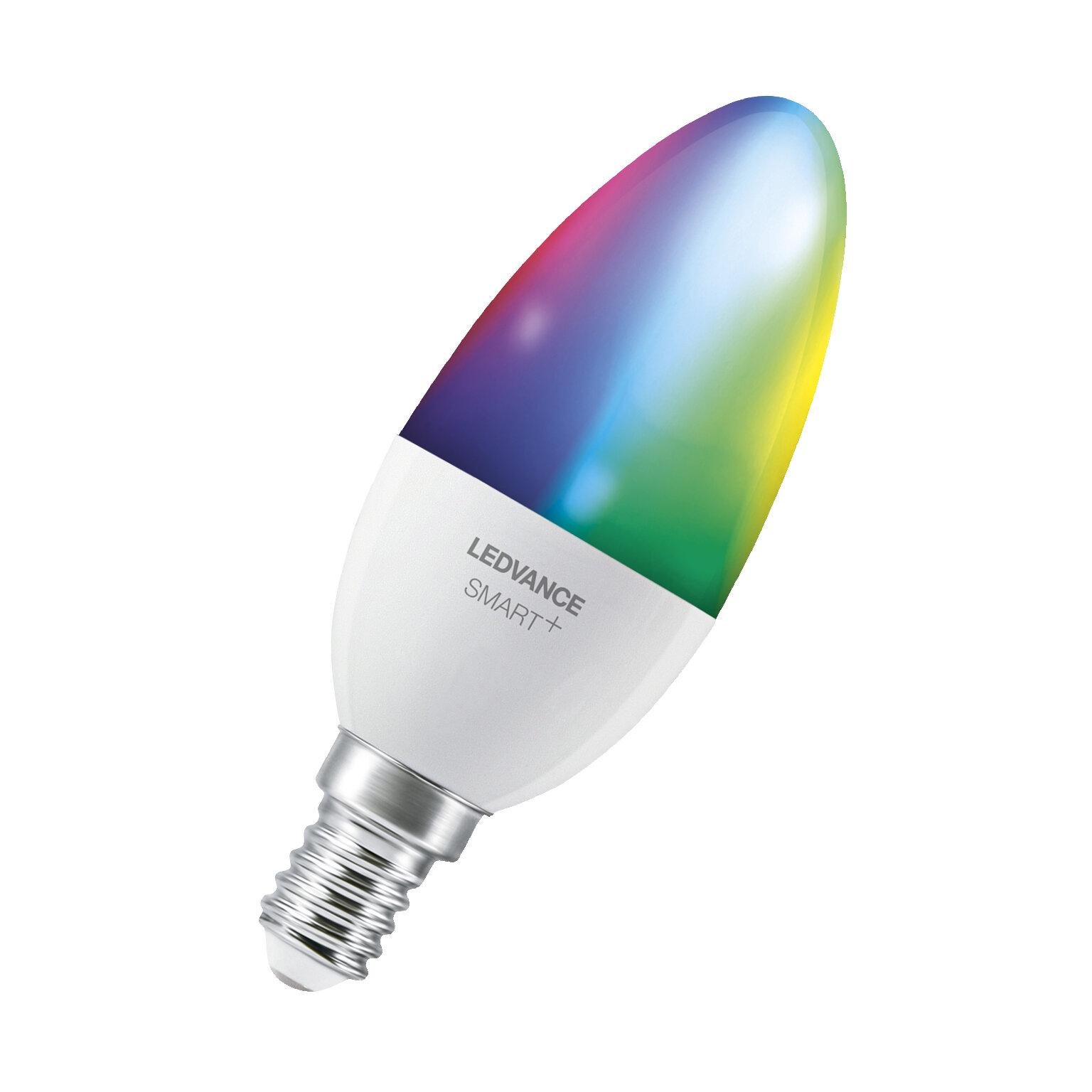 Лампа Osram Candle SMART WiF RGB LED 4,9 W 220 V 2700-6500K GU10 DIM 115x39 мм Multicolour (4058075778597) - фото 3